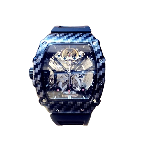 Skeleton Automatic Mechanical Tourbillon Watch – Sports, 41mm