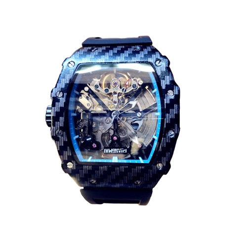 Skeleton Automatic Mechanical Tourbillon Watch – Sports, 41mm