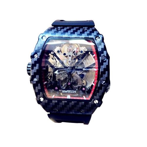 Skeleton Automatic Mechanical Tourbillon Watch – Sports, 41mm