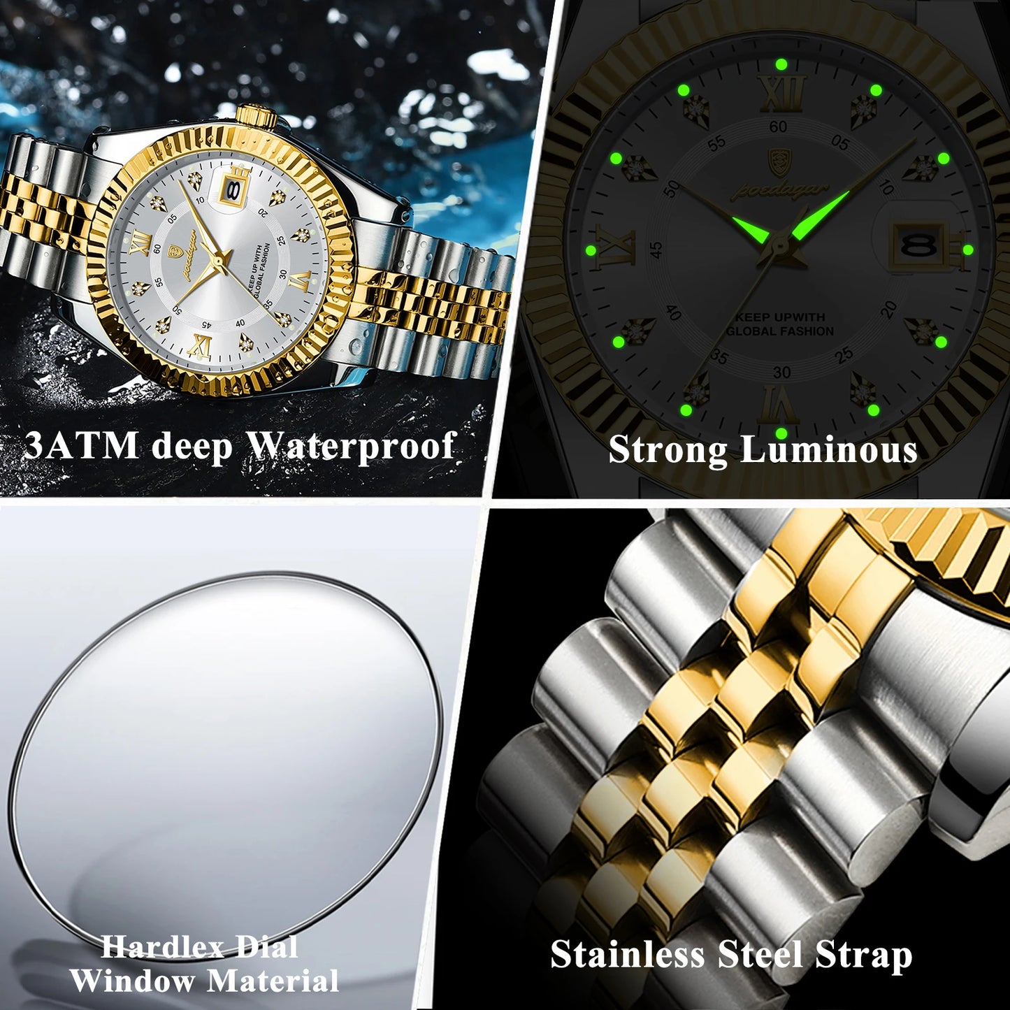 POEDAGAR Classic Luxury Luminous