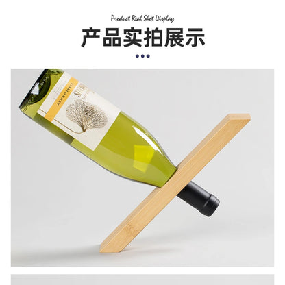Bamboo Wine Rack - Balanced Display