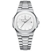 Steel Silver White