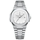 Steel Silver White