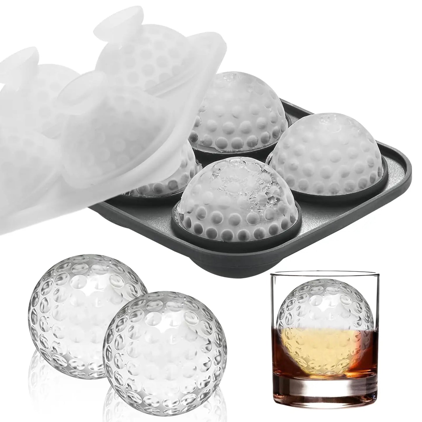 Silicone Ice Cube Tray with Lid