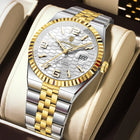 Gold and White