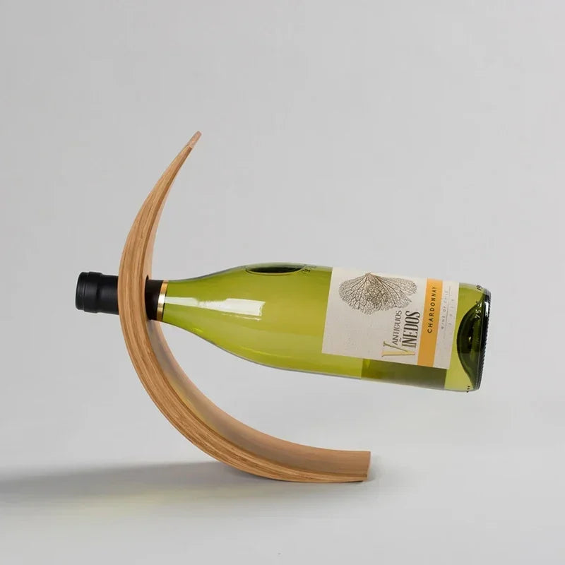 Bamboo Wine Rack - Balanced Display