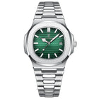 Steel Silver Green