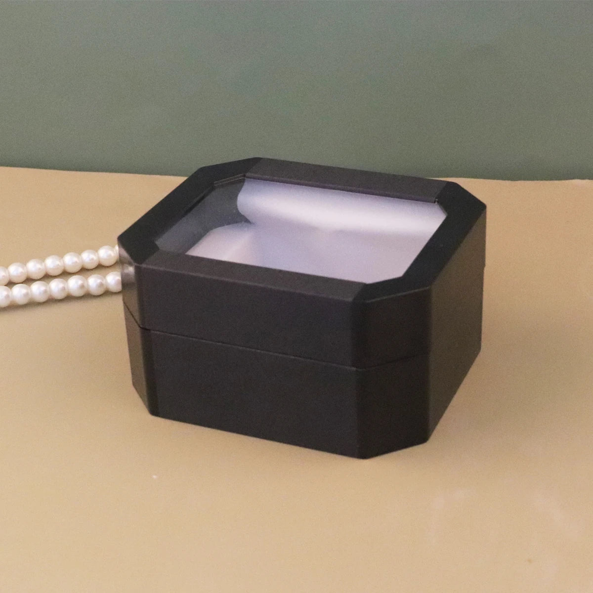 European Acrylic Watch Display & Storage Box – Single Watch Case, Black or White