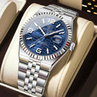 Silver and Dark blue