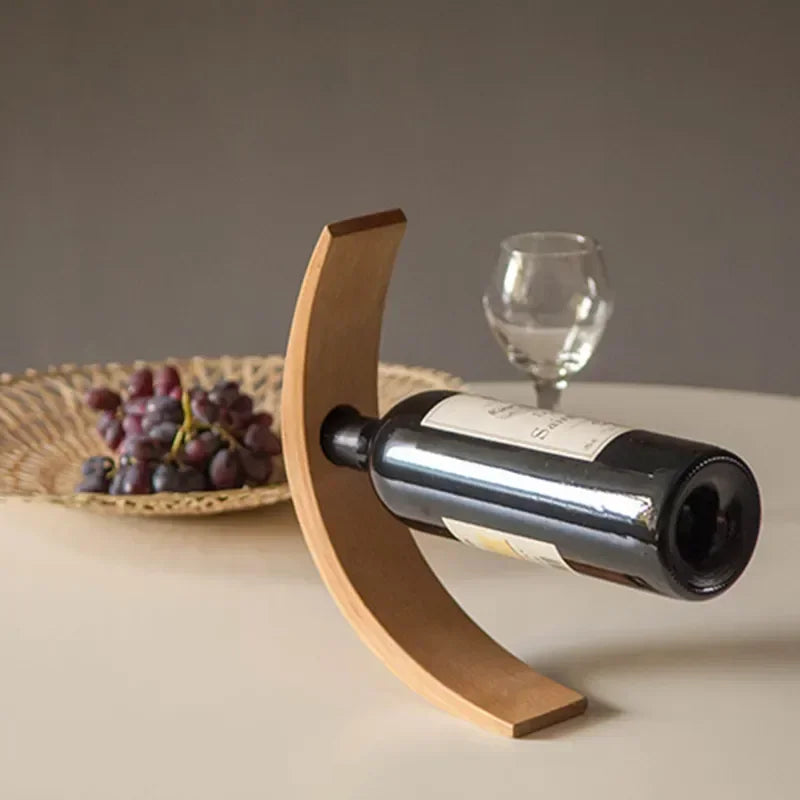 Bamboo Wine Rack - Balanced Display