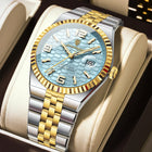 Gold and Light blue