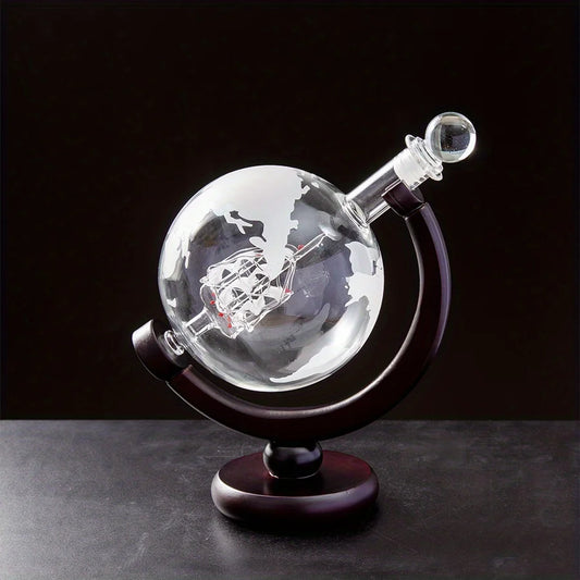 Globe Whiskey Decanter Set 900ML