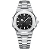 Steel Silver Black