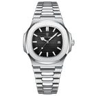 Steel Silver Black