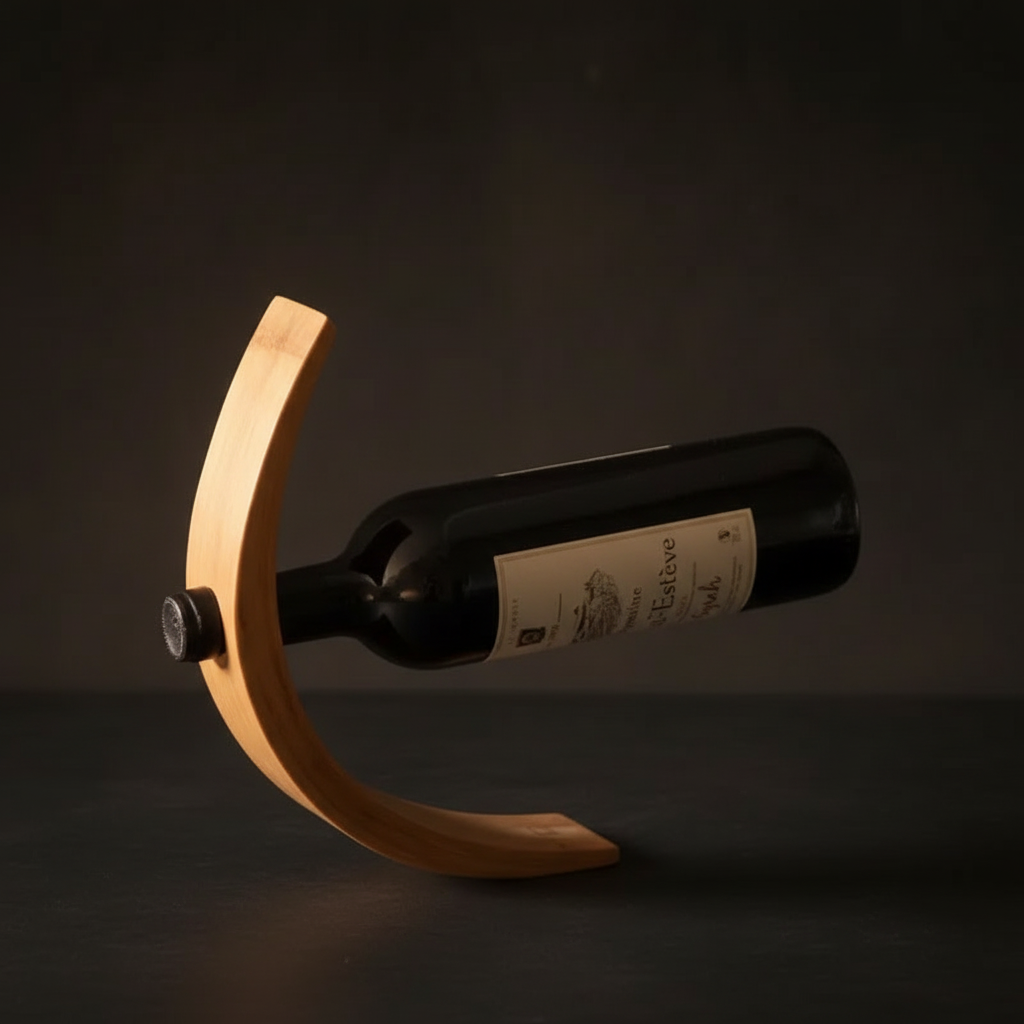 Bamboo Wine Rack - Estilo Sofisticado