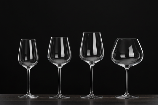 Crystal Wine Glasses Collection - 4 Models
