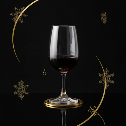 Lead-Free Crystal Red Wine Glass - Premium
