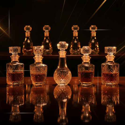 Mini Whiskey Decanter - 5 Modelos