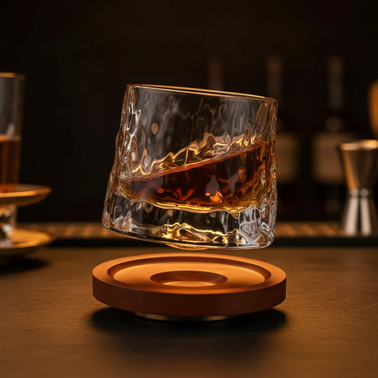 Rotating Whisky Glass - Estilo Sofisticado