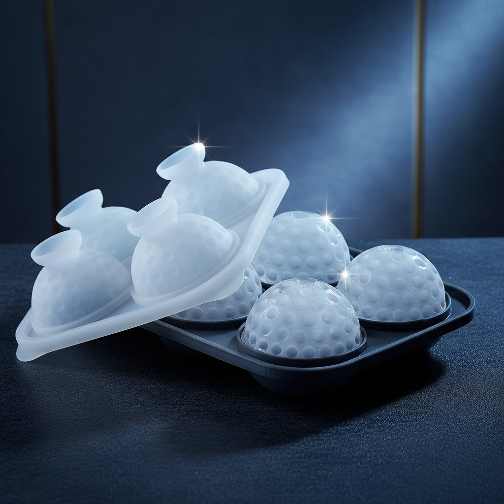 Silicone Ice Cube Tray with Lid - Sem Copo