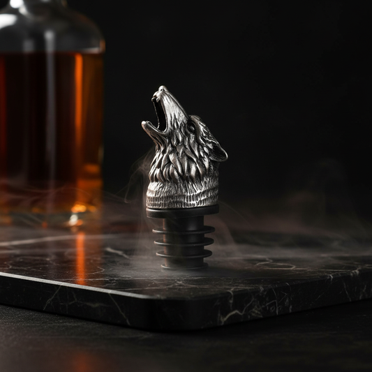 Wolf Head Bottle Pourer - Dark Luxury